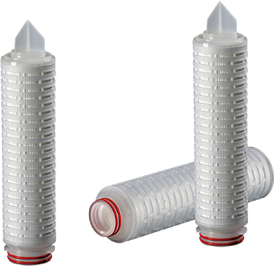 Hydrophobic PTFE Hydrophilic PTFEPleated Filter Cartridge with PVDF Cage