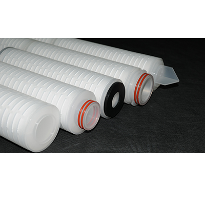 Hydrophobic PTFE/ Hydrophilic PTFE Pleated Filter Cartridge